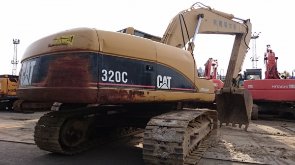 Caterpillar 320C สต็อกรถขุด นำเข้าจากญี่ปุ่น โทร. 080-6565422 (หนิง)