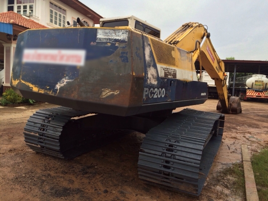 ขายรถแบ็คโฮ Komatsu PC200-5 เครื่องเดิม ปั๊มเดิม ไฟฟ้าตัด ช่วงล่างดี รถสวย พร้อมทำงาน เอกสารเล่มทะเบียน