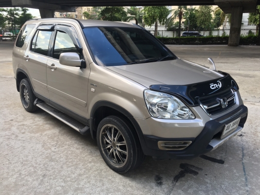 HONDA CR-V 2.0 i-VTEC สีน้ำตาล ปี 2003เลขตัวถัง 588 ท๊อปสุดในรุร่น HONDA CR-V 2.0 i-VTEC สีน้ำตาล ปี 2003เลขตัวถัง 588 ท๊อปสุดในรุร่น