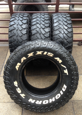 ยาง Mud Maxxis 265 75 16 ปลายปี12 ดอกเยอะ พร้อมใช้งาน ราคาไม่แพง