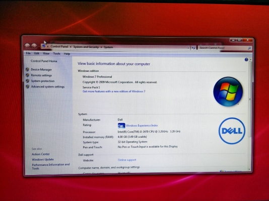 คอมพิวเตอร์ตั้งโต๊ะ PC Dell จอ 19 นิ้ว Core i5-3470 3.2GHz RAM 4GB Hdd 500GB การ์ดจอ HD5450 1 GB อุปกรณ์ครบ