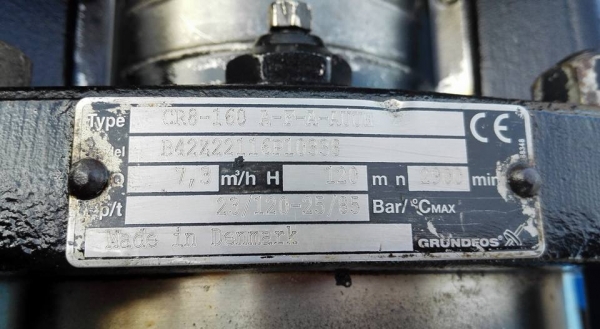 ** ขอบคุณผู้ซื้อ&amp;พี่เสือครับ ** ปั้มน้ำแรงดันสแตนเลสกรุนฟอสต์ GRUNDFOS ขนาด 7.5 HP 380V สภาพใหม่เช็คทุกระบบพร้อมใช้