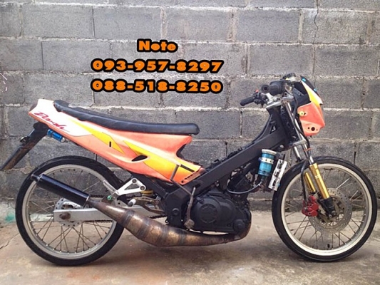 ขายด่วน!! HONDA NOVA DASH 6 เกียร์ แดชบ้านๆ บิดกระจาย 4,900 บาท ราคาโทรศัพท์ยังแพงกว่าครับ ซื้อไปขับเล่นอัดเล่นๆมันส์ๆ ✅เครื่องดีแรงตามคลิป ✅ท่อไบค์ ✅เบรคหน้า ✅ไฟหน้าออกหลอดหนึ่ง ✅ไฟหลังออก อื่นๆตามรูปครับ ตามสภาพ โทร 093-9578297 , 088-5188250 โน๊ต ตอนนี้