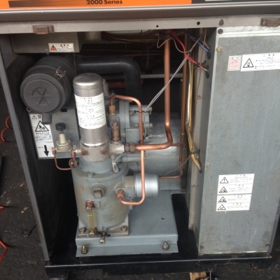 ขายเครื่องปั๊มลมสกรู  HITACHI OSP -11M6AR2 รุ่นใหม่มีแอร์ดรายเออร์  ( พร้อมใช้งาน รับประกัน 1 ปี ) คุณสนใจคุยกัน