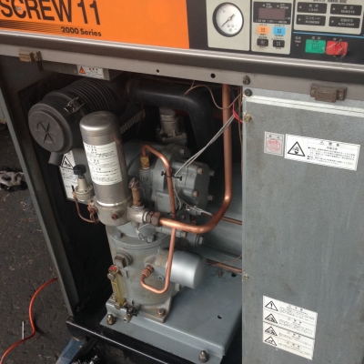 ขายเครื่องปั๊มลมสกรู  HITACHI OSP -11M6AR2 รุ่นใหม่มีแอร์ดรายเออร์  ( พร้อมใช้งาน รับประกัน 1 ปี ) คุณสนใจคุยกัน