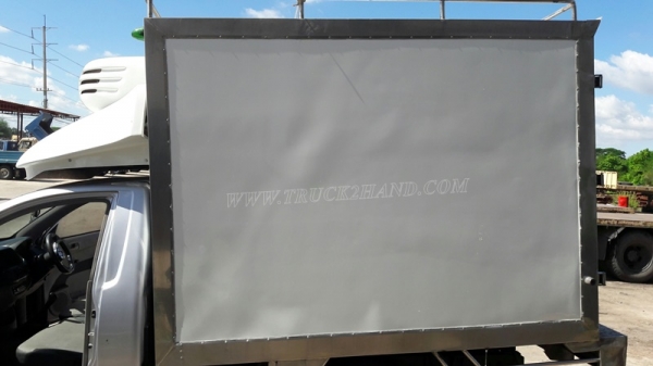 รถกระบะตู้เย็น MITSUBISHI เพลาลอย ทำองศาได้ 10 องศาขึ้นไป