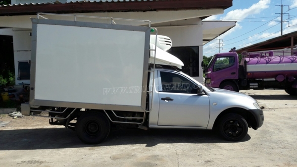 รถกระบะตู้เย็น MITSUBISHI เพลาลอย ทำองศาได้ 10 องศาขึ้นไป