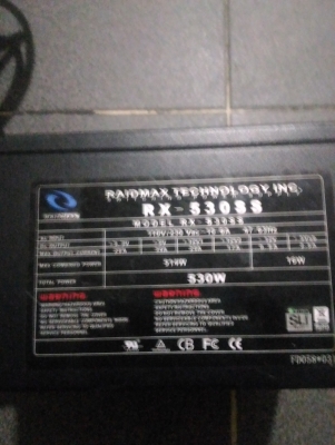 ขายเพาเวอร์ซัพพายคอม 530 w ขายเพาเวอร์ซัพพายคอม 530 w