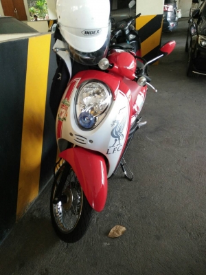 ต้องการขาย สกูบปี้ ลายหงส์แดง สำหรับสาวก สถาพดี