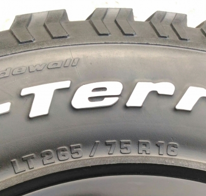 ขาย ยาง BF All 265/75/16 พร้อมล้อ