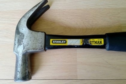 ขายค้อนเก่าSTANLEY HANDDYMAN 16oz. Made in USA.งานเก่าเก็บ