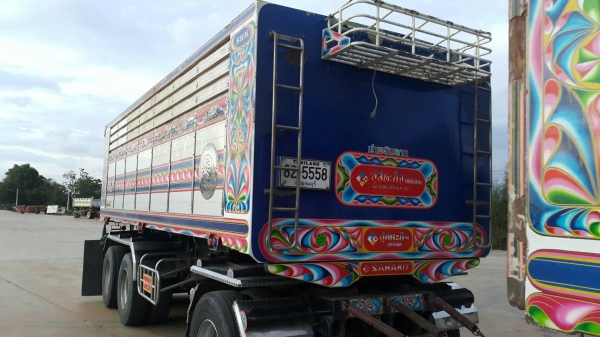 ขายด่วนรถพ่วงดั้ม 360แรงปี55 อู่สหะกิจ รถสวยพร้อมใช้