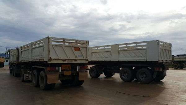 ขายด่วนรถพ่วงดั้ม 360แรงปี55 อู่สหะกิจ รถสวยพร้อมใช้