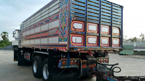 ขายด่วนรถพ่วงดั้ม 360แรงปี55 อู่สหะกิจ รถสวยพร้อมใช้