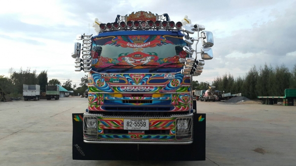 ขายด่วนรถพ่วงดั้ม 360แรงปี55 อู่สหะกิจ รถสวยพร้อมใช้