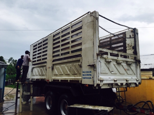 ขายรถพ่วงดัมพ์ ISUZU เครื่อง 360 แรง ปี 55 กระบะดัมพ์สามมิตร ลูก 3 เพลาแท้ รถสวยจัด ยางเต็ม พร้อมใช้งาน