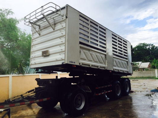 ขายรถพ่วงดัมพ์ ISUZU เครื่อง 360 แรง ปี 55 กระบะดัมพ์สามมิตร ลูก 3 เพลาแท้ รถสวยจัด ยางเต็ม พร้อมใช้งาน