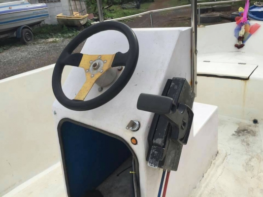 เรือเร็ว 16ฟุตเครื่อง40มีทริมไฟฟ้า-พร้อมเทเลอร์ลาก