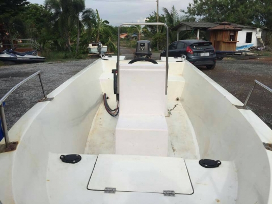 เรือเร็ว 16ฟุตเครื่อง40มีทริมไฟฟ้า-พร้อมเทเลอร์ลาก
