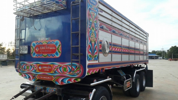 ขายรถพ่วงดัมพ์ Isuzu เครื่อง 360 แรง ปี 55 พ่วงดั้ม มิเนียม อู่ สหะกิจ รถสวยพร้อมใช้ เล่มพร้อมโอน