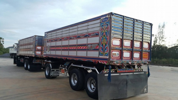 ขายรถพ่วงดัมพ์ Isuzu เครื่อง 360 แรง ปี 55 พ่วงดั้ม มิเนียม อู่ สหะกิจ รถสวยพร้อมใช้ เล่มพร้อมโอน