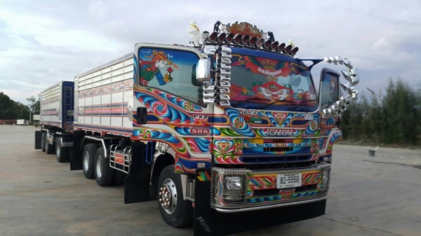 ขายรถพ่วงดัมพ์ Isuzu เครื่อง 360 แรง ปี 55 พ่วงดั้ม มิเนียม อู่ สหะกิจ รถสวยพร้อมใช้ เล่มพร้อมโอน