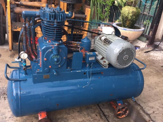 ขายแล้วครับ ขอบคุณเว็ปบอร์ดที่ให้พื้นที่ดีดีให้ผมได้มีโอกาสได้เจอลูกค้าดีๆ  ขอบคุณครับ ขายครับ ปั๊มลม Meaji Japan สูบคู่ใหญ่ๆ ถัง 160L Motor 7.5HP 3Phase 380 Hi Pressure