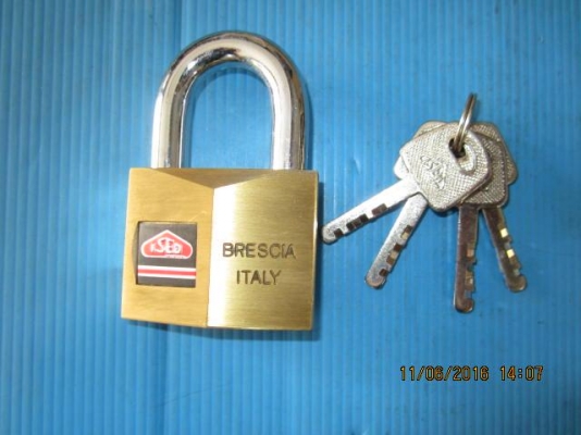 ขายแม่กุญแจขนาด50mm. Made in Ittaly. ใหม่เก่าเก็บ