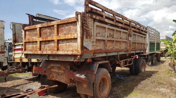 ขาย ลูกพ่วงดั้ม 2 เพลา ยาว 6 เมตร อู่ ช ทวี เอกสารเล่มทะเบียนครบ