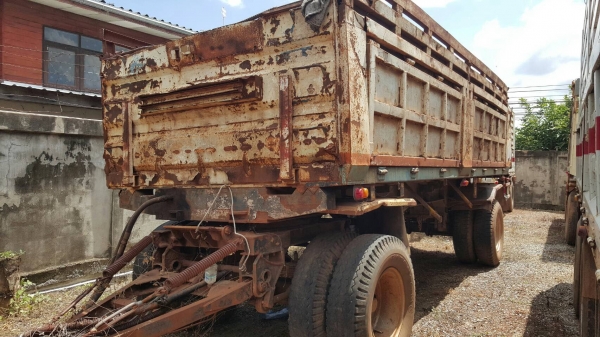 ขาย ลูกพ่วงดั้ม 2 เพลา ยาว 6 เมตร อู่ ช ทวี เอกสารเล่มทะเบียนครบ