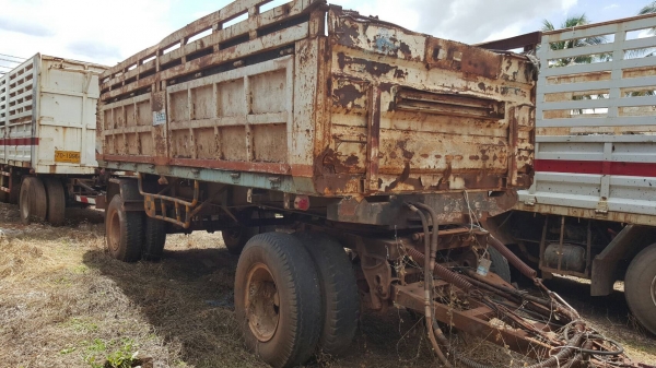 ขาย ลูกพ่วงดั้ม 2 เพลา ยาว 6 เมตร อู่ ช ทวี เอกสารเล่มทะเบียนครบ