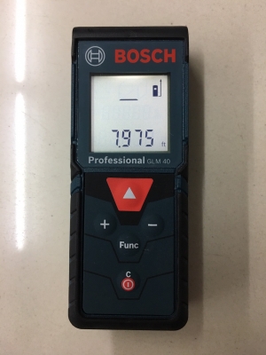 ลดราคา-เครื่องวัดระยะเลเซอร์ Bosch รุ่น GLM40 ของใหม่ ส่งฟรี
