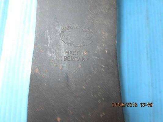 ขายหัวขวานฉลามสามดาวเก่าเก็บหายากมาก Made in Germany.