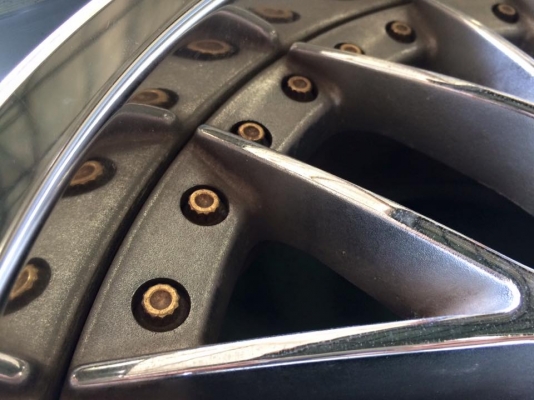 ล้อ STICH Chrome 3 ชิ้นแท้ 17 F8R9 4,5/114.4 สวยๆ ประมูลญี่ปุ่น