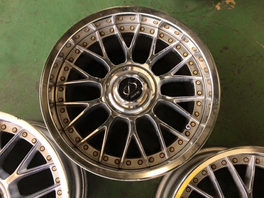 ล้อ STICH Chrome 3 ชิ้นแท้ 17 F8R9 4,5/114.4 สวยๆ ประมูลญี่ปุ่น