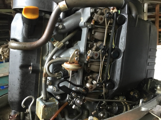 ขายเครื่อง Honda 50 HP 4 Stroke มี 2 เครื่อง ซื้อเป็นคู่ลดพิเศษสอบถามได้ครับ