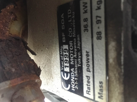 ขายเครื่อง Honda 50 HP 4 Stroke มี 2 เครื่อง ซื้อเป็นคู่ลดพิเศษสอบถามได้ครับ