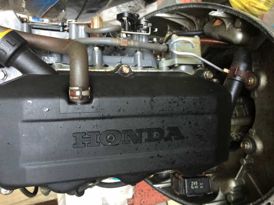 ขายเครื่อง Honda 50 HP 4 Stroke มี 2 เครื่อง ซื้อเป็นคู่ลดพิเศษสอบถามได้ครับ
