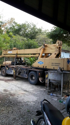 รถเครน ยางใหม่.   สลิงใหม่.   พร้อมใช้งาน  ทะเบียนพร้อม