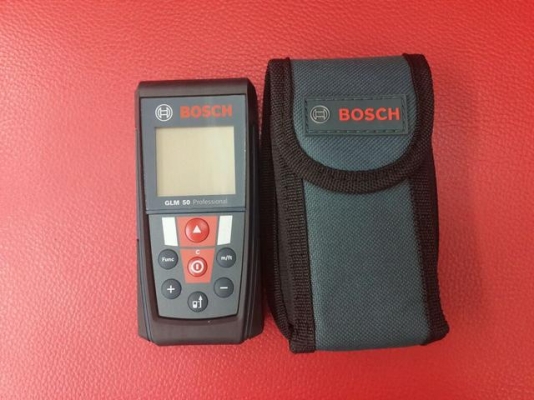 ลดราคา-เครื่องวัดระยะเลเซอร์ Bosch รุ่น GLM50 ของใหม่ มี 2 เครื่อง ส่งฟรี