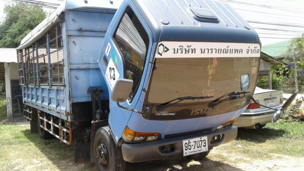 หกล้อ อีซูชุ NQR140ปี46 มีหลังคาเบาะครบ รับสั่ง-พนักงาน-นักเรียน ช่วงยาว5.50ม สภาพดีพร้อม หัวบางเดิมสวยพายในครบ พร้อมใช้งาน ทะเบียนพร้อมโอน