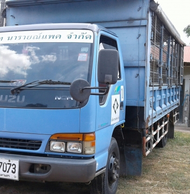 หกล้อ อีซูชุ NQR140ปี46 มีหลังคาเบาะครบ รับสั่ง-พนักงาน-นักเรียน ช่วงยาว5.50ม สภาพดีพร้อม หัวบางเดิมสวยพายในครบ พร้อมใช้งาน ทะเบียนพร้อมโอน