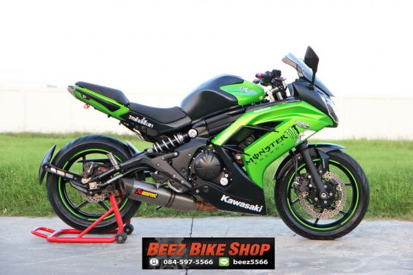 <<ดาวน์ 39,000>>ขาย Kawasaki ninja 650 ABS รุ่นปี 2014 สภาพนาฟ้า ท่อแต่ง หล่อๆ