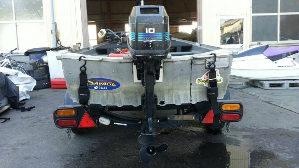 เรืออลูมิเนียมครบชุด เครื่องเมอคูเซอร์ 9.9 แรง ‪#&lrm;สอบถามโทร‬. 081-4047671 คุณนรินทร์