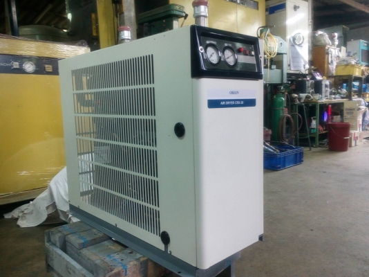 ขายแอร์ดรายเออร์เครื่องทำลมแห้งใช้กับปั๊มลม15,20,30cแรง ( เครื่องพร้อมใช้งาน รับประกัน 1 ปี )