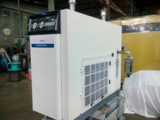 ขายแอร์ดรายเออร์เครื่องทำลมแห้งใช้กับปั๊มลม15,20,30cแรง ( เครื่องพร้อมใช้งาน รับประกัน 1 ปี )