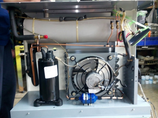 ขายแอร์ดรายเออร์เครื่องทำลมแห้งใช้กับปั๊มลม15,20,30cแรง ( เครื่องพร้อมใช้งาน รับประกัน 1 ปี )