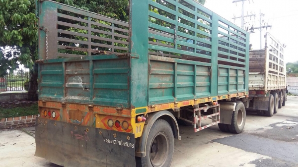 ขายรถพ่วงไม่ดัมพ์ Hino sumo227 วางเครื่อง K13D-260 แรง ยังไม่ลงเล่มมี inv จากเซียงกง ติดแก๊ส กระบะเหล็กไม่ดัมพ์ ลูก 2 เพลา