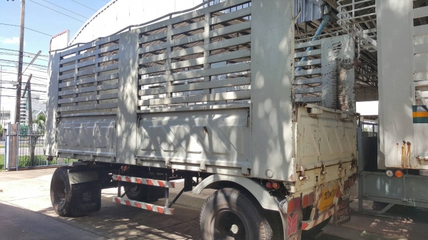 ขาย ลูกพ่วงไม่ดั้ม 2 เพลา ยาว 6 เมตร อู่สามมิตรมอเตอร์ เอกสารเล่มทะเบียนครบ