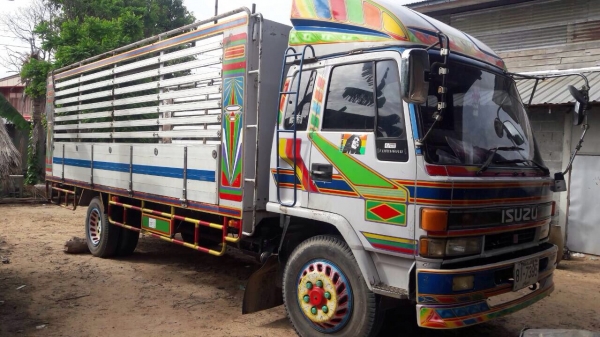 ขาย 6 ล้อ ยาว 6.20 เมตร 195 แรง พาวเวอร์ จิฟฟี่ ยาง 8.25